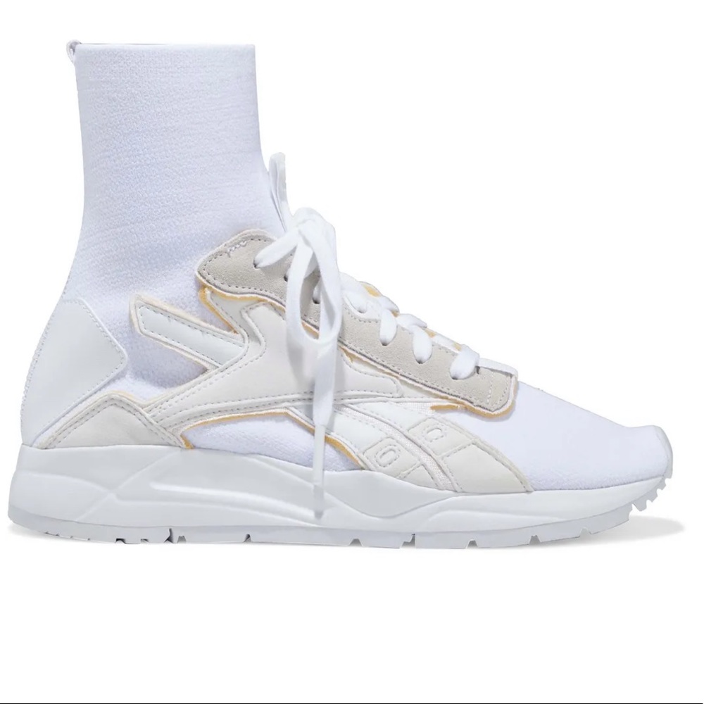 REEBOK X VICTORIA BECKHAM⚡️Bolton Sock stretch-knit, leather and suede high-top
